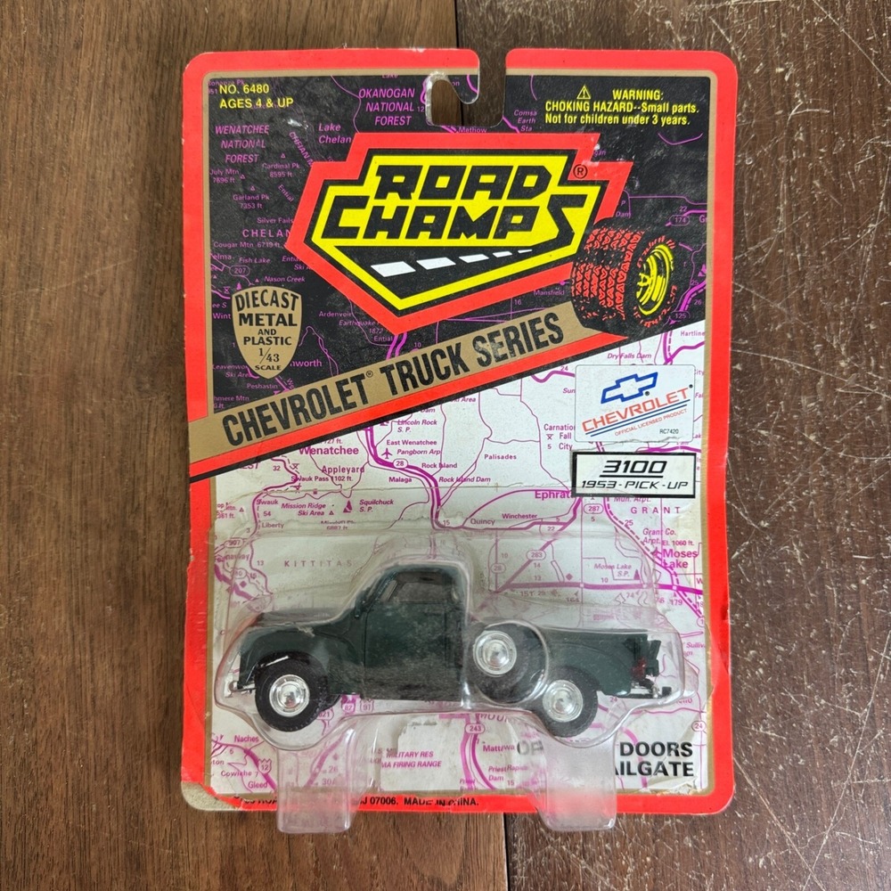 Road Champs 1953 Chevy 3100 Pickup‎ Truck Diecast Metal 1/43 Scale